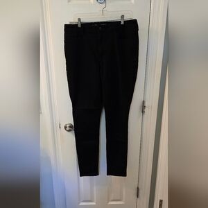 a.n.a Women's Black Skinny Jeans, Front & Back Pockets, Size 16 TALL (312)